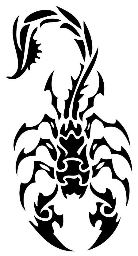 13 escorpiones con estilo tribal para tatuajes pics