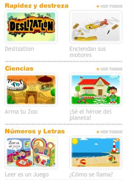 Discovery Kids juegos