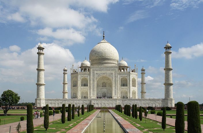 El Taj Mahal es patrimonio cultural de la humanidad