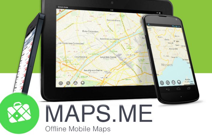 Maps.me te permite navegar por mapas offline.